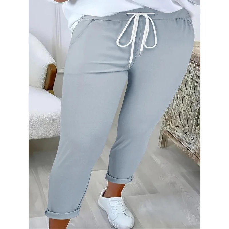 Women's Long Pants with Waist Tie And Cuff Neutral Style Casual Trousers for Spring Season Other Material 100%
Women's Long Pants with Waist Tie And Cuff Neutral Style Casual Trousers for Spring Season Other Material 100%