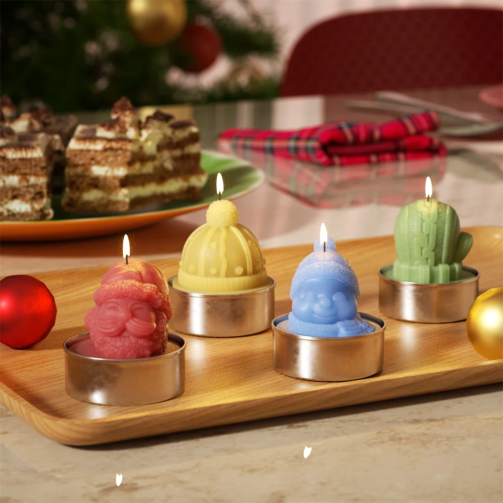 Mini Jolly Winter Characters Tealight Candle Mold 3D Christmas Silicone Mould DIY Handmade Candle Making Supplies
Mini Jolly Winter Characters Tealight Candle Mold 3D Christmas Silicone Mould DIY Handmade Candle Making Supplies