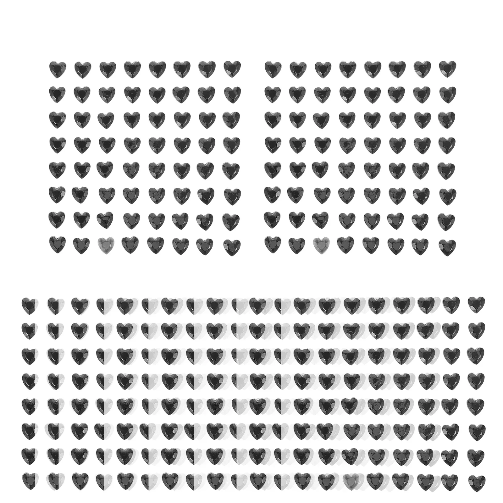 10sheet Black Heart Rhinestones Sticker Self Adhesive Acrylic Face Hair Body Decoration Valentine DIY Crafts Party Makeup Gems
10sheet Black Heart Rhinestones Sticker Self Adhesive Acrylic Face Hair Body Decoration Valentine DIY Crafts Party Makeup Gems