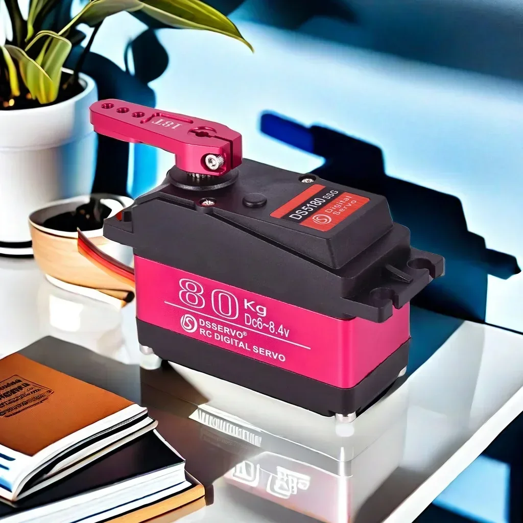 Servo 80KG RC 1/5 Servo Waterproof High Torque 80Kg 8.4V Metal Gear Digital Servo For Redcat HPI Baja 5B SS
Servo 80KG RC 1/5 Servo Waterproof High Torque 80Kg 8.4V Metal Gear Digital Servo For Redcat HPI Baja 5B SS