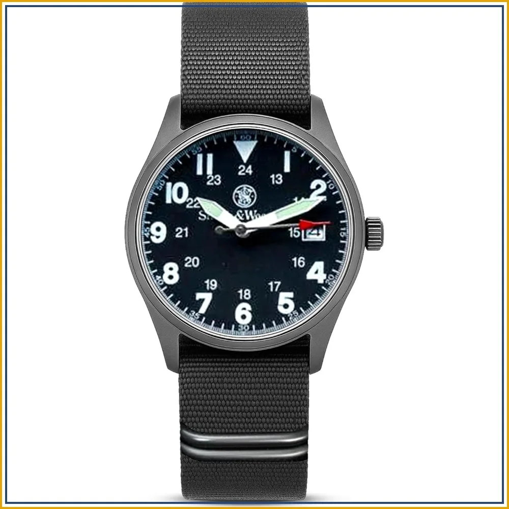 Military Style Watch for Men, 3 Interchangeable Canvas Straps, 3 ATM Water Resistant, Date Display, Scratch Resistant Glass, 40mm
Military Style Watch for Men, 3 Interchangeable Canvas Straps, 3 ATM Water Resistant, Date Display, Scratch Resistant Glass, 40mm