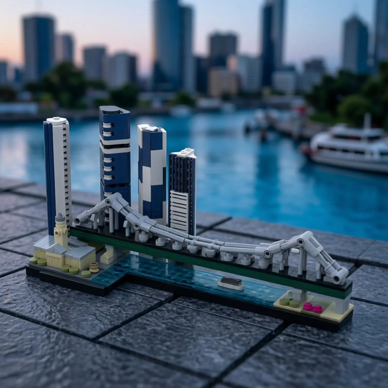 Australian City Landmark Architectural Scene Building Block Set MOC Brisbane Skyline Street View Model Adult Collection Toy Gift
Australian City Landmark Architectural Scene Building Block Set MOC Brisbane Skyline Street View Model Adult Collection Toy Gift