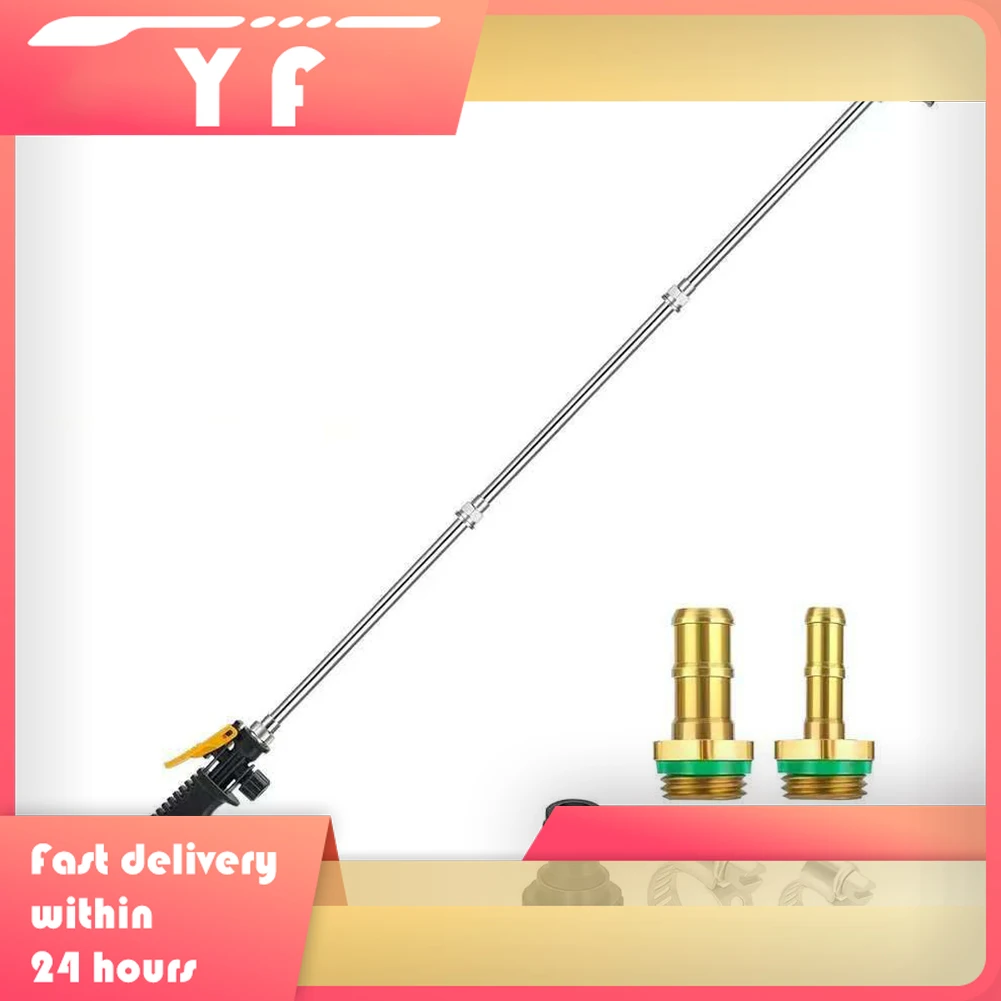 Sprayer Wand For Garden Hose 1/4" & 3/8" Barb Sprayer Wand 1/2" Connector Adjustable Lightweight Garden Hose Nozzle
Sprayer Wand For Garden Hose 1/4" & 3/8" Barb Sprayer Wand 1/2" Connector Adjustable Lightweight Garden Hose Nozzle
