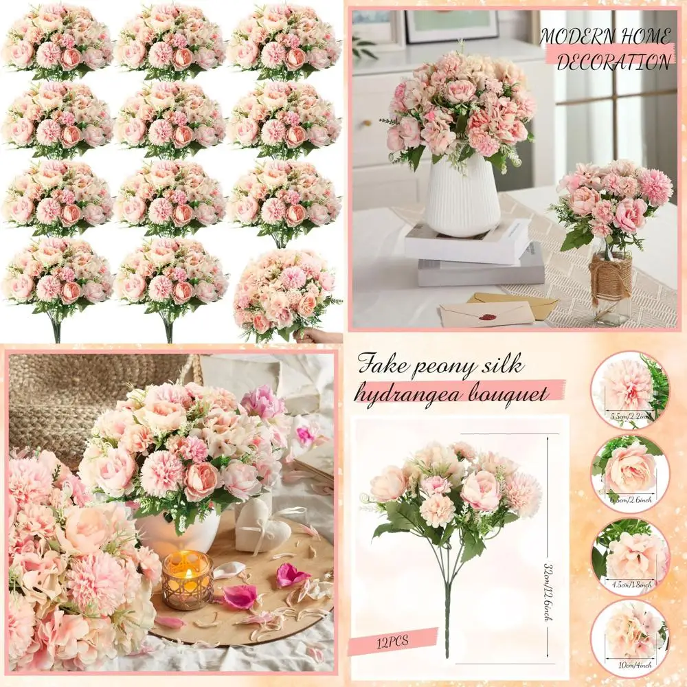 Розовые шелковые пионы-гортензии, 24 комплекта, центральные части свадебного стола, цветочный декор для ваз
Розовые шелковые пионы-гортензии, 24 комплекта, центральные части свадебного стола, цветочный декор для ваз