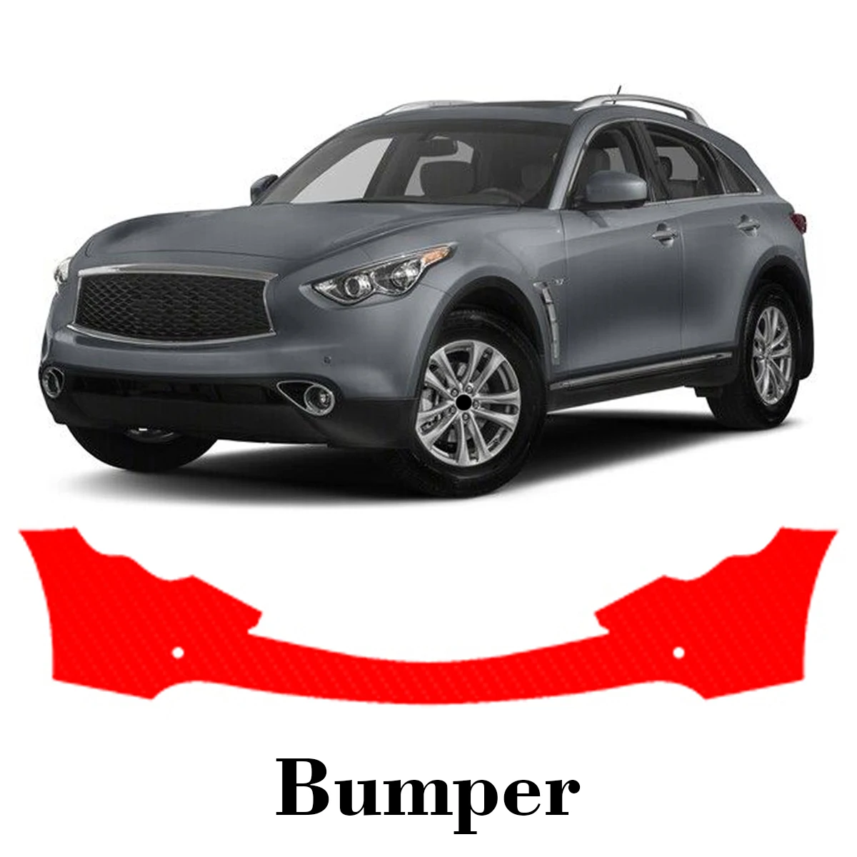 Car Precut Paint Protection Film Front Bumper Anti-scratch Exterior TPU PPF For Infiniti QX70 2014-2017
Car Precut Paint Protection Film Front Bumper Anti-scratch Exterior TPU PPF For Infiniti QX70 2014-2017