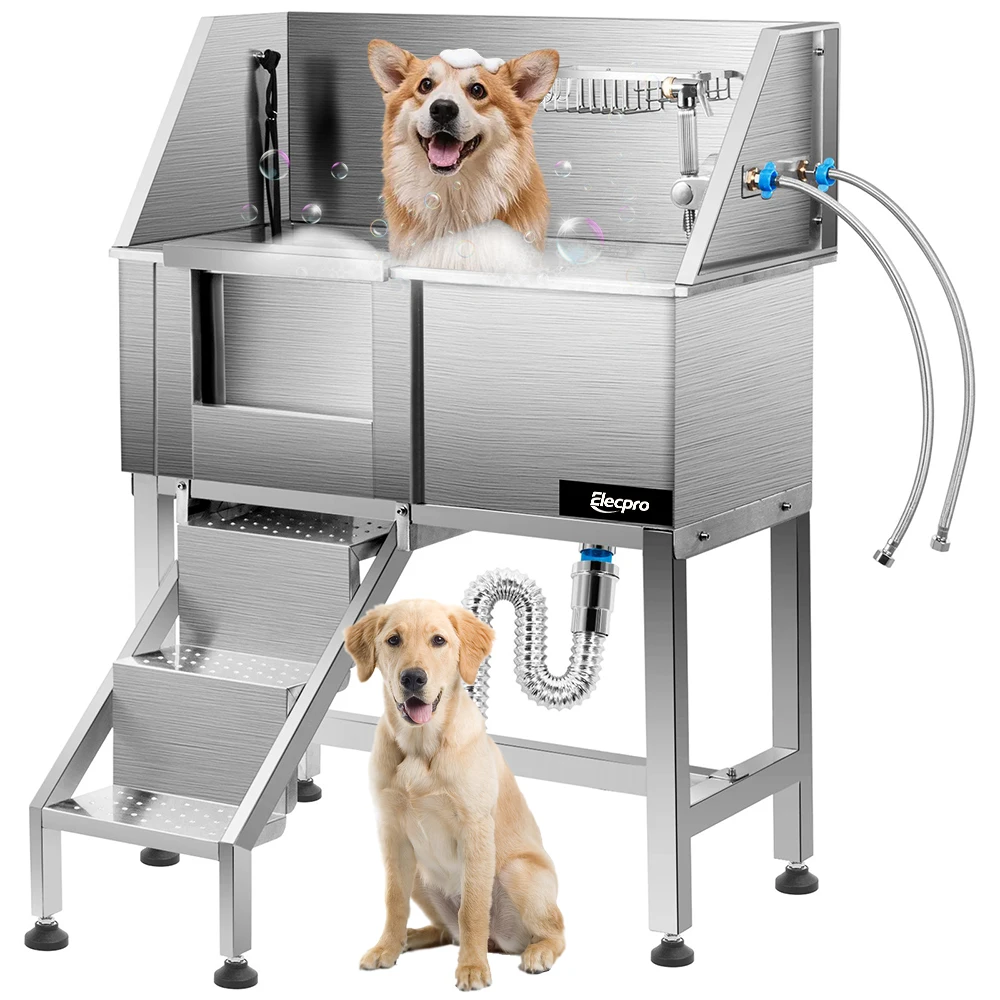 38" 201 Stainless Steel Dog/Grooming Bathing Machine with Left Door Eco-Friendly Features for Bathroom Cats & Small Animals
38" 201 Stainless Steel Dog/Grooming Bathing Machine with Left Door Eco-Friendly Features for Bathroom Cats & Small Animals