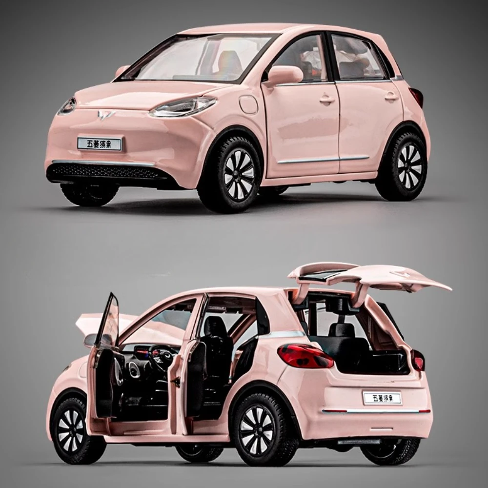 1:24 WULING BINGUO Car Model Toy Diecast Metal Sound Light Intelligent Voice New Energy Vehicles Models Desktop Decorations Gift
1:24 WULING BINGUO Car Model Toy Diecast Metal Sound Light Intelligent Voice New Energy Vehicles Models Desktop Decorations Gift