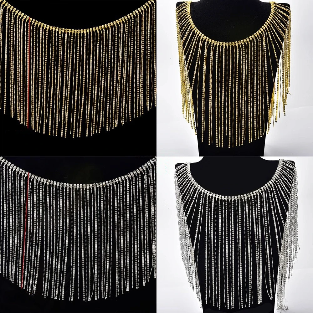 Sparkling Rhinestone Prong Chains Crystal Tassel Fringe Extra Long 18cm DIY for Clothing Dress Jewelry Decoration Accessories
Sparkling Rhinestone Prong Chains Crystal Tassel Fringe Extra Long 18cm DIY for Clothing Dress Jewelry Decoration Accessories