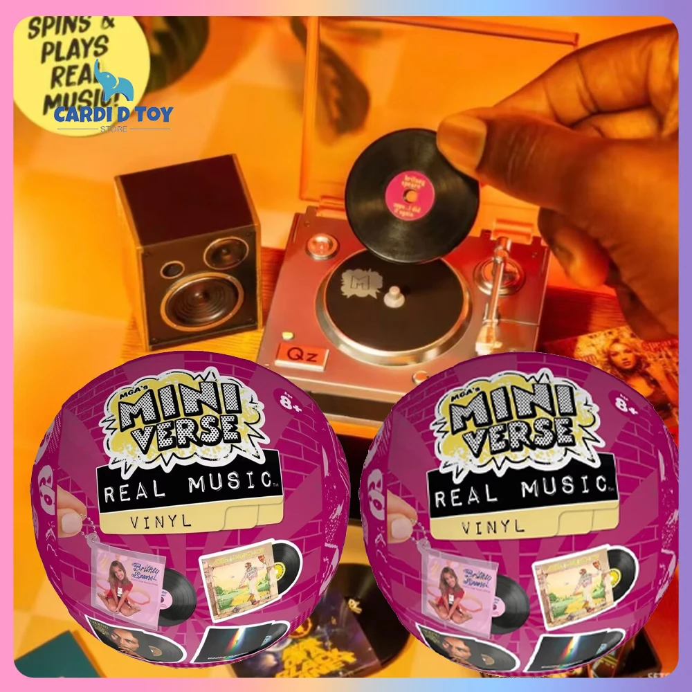 New Miniverse Mga Real Music Vinyl Ball Genuine Blind Box Miniature Gift Toys Real Music Vinyl Mystery Box Record Player Toy
New Miniverse Mga Real Music Vinyl Ball Genuine Blind Box Miniature Gift Toys Real Music Vinyl Mystery Box Record Player Toy