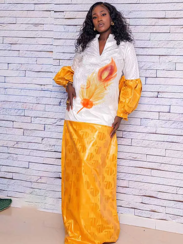 White And Gold Original Bazin Riche Turkey Dresses For Ankara Women Party Clothing Top Quality Shiny Bazin Riche Dashiki Robe
White And Gold Original Bazin Riche Turkey Dresses For Ankara Women Party Clothing Top Quality Shiny Bazin Riche Dashiki Robe