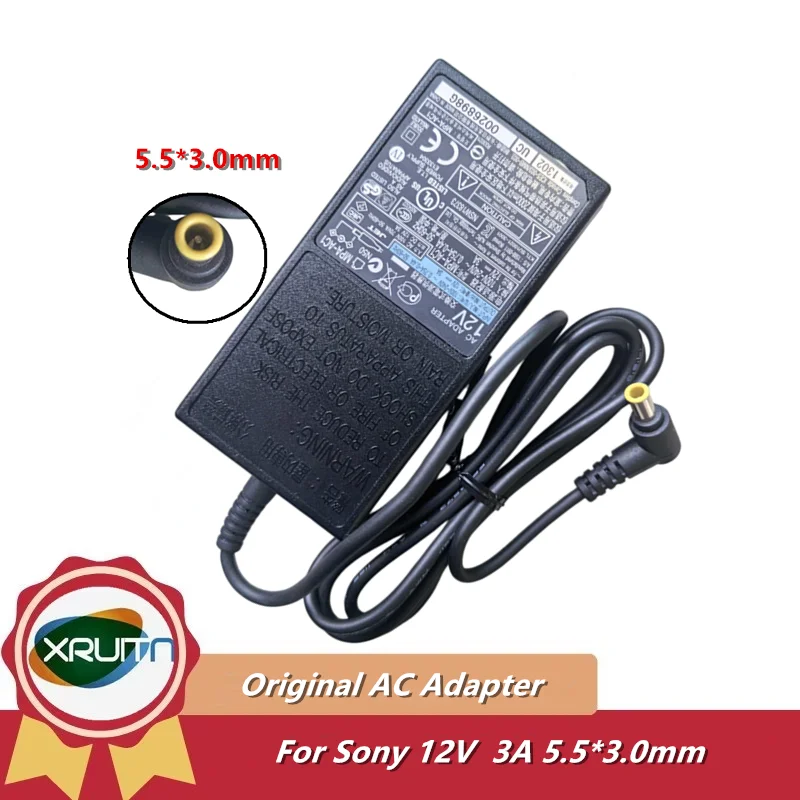 Genuine 12V 3A AC-ES1230K AC-NB12A AC Adapter For SONY DRX-810UL EVI-HD7V EVI D100 MPA-AC1 AC-12V1 AC-LX1B MPA-AC1 Charger
Genuine 12V 3A AC-ES1230K AC-NB12A AC Adapter For SONY DRX-810UL EVI-HD7V EVI D100 MPA-AC1 AC-12V1 AC-LX1B MPA-AC1 Charger