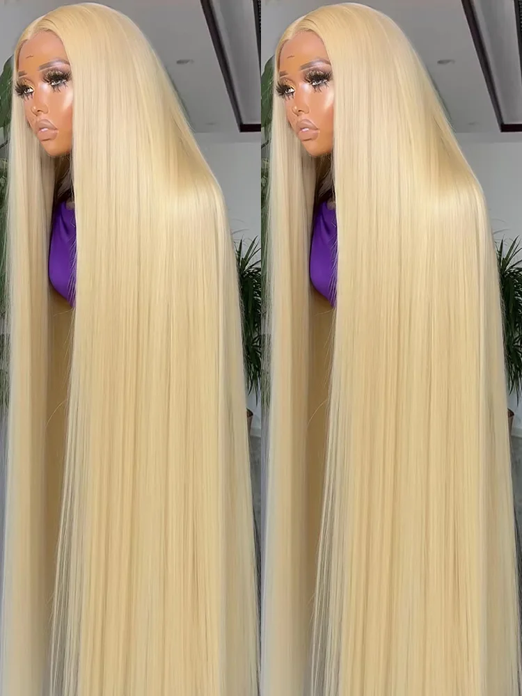 30 40 Inch Honey Blonde Colored Brazilian Straight Wigs For Women 613 13x4 13x6 HD Transparent Lace Front Wigs 250% Density
30 40 Inch Honey Blonde Colored Brazilian Straight Wigs For Women 613 13x4 13x6 HD Transparent Lace Front Wigs 250% Density