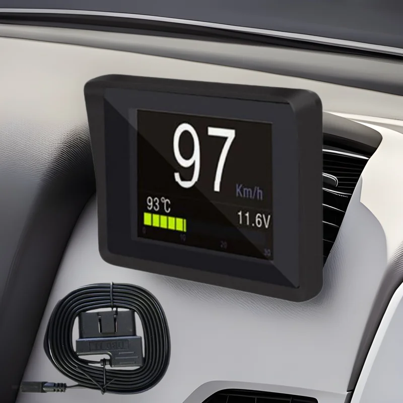 OBD Tachometer, Water Temperature Gauge, Fuel Consumption Meter, in-vehicle HUD, Multi-functional Instrument for Automobiles
OBD Tachometer, Water Temperature Gauge, Fuel Consumption Meter, in-vehicle HUD, Multi-functional Instrument for Automobiles