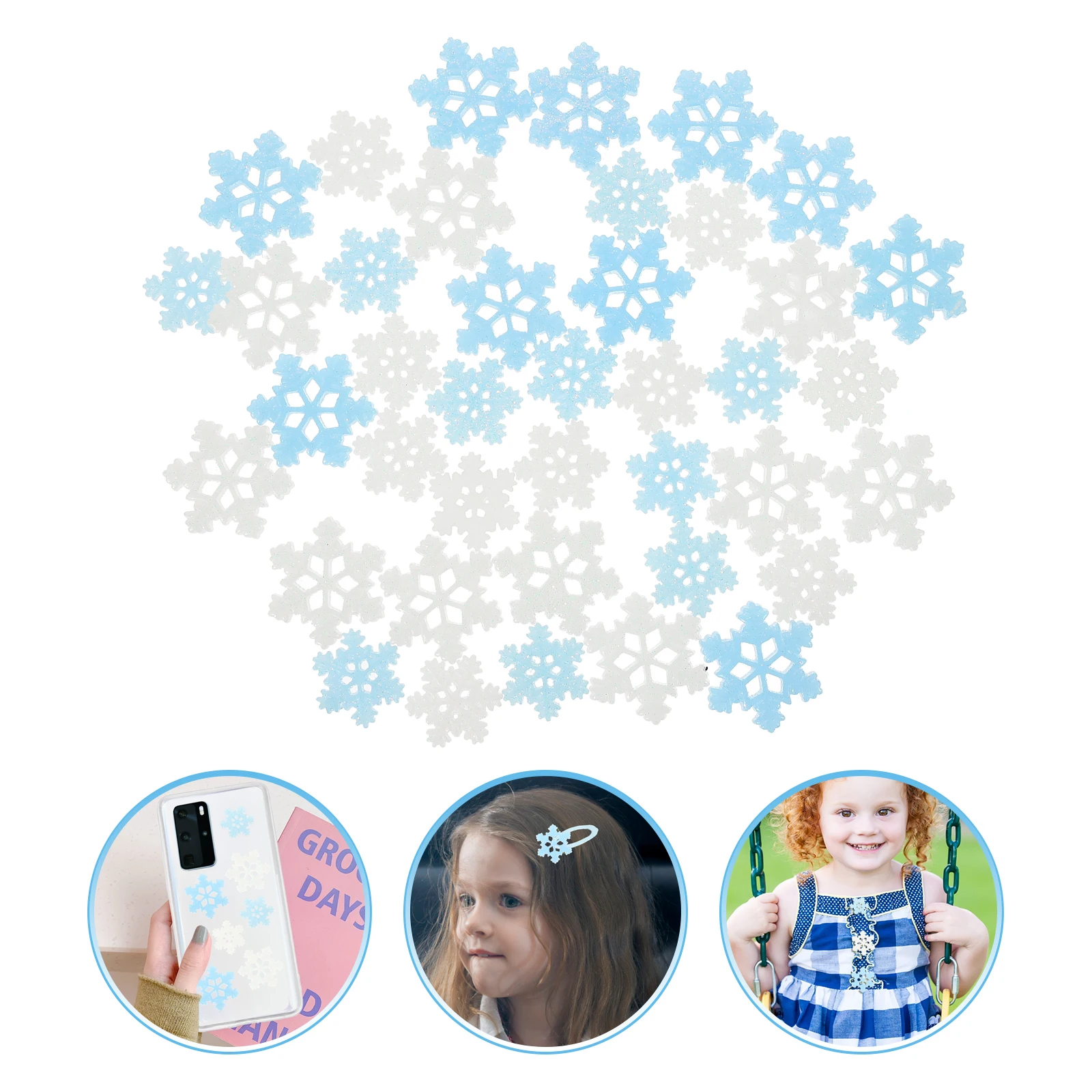 80 Pcs Christmas Snowflake Resin Accessories Decoration Snowflakes Decorations Round Noodles Flatback Charms Pendant Keyring 
80 Pcs Christmas Snowflake Resin Accessories Decoration Snowflakes Decorations Round Noodles Flatback Charms Pendant Keyring