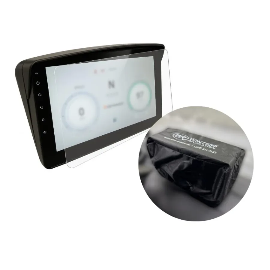 Golf Cart Screen Protector and Waterproof Display Cover Bundle for Denago Nomad Rover Anti-Glare Tempered Glass Scratch Resista
Golf Cart Screen Protector and Waterproof Display Cover Bundle for Denago Nomad Rover Anti-Glare Tempered Glass Scratch Resista