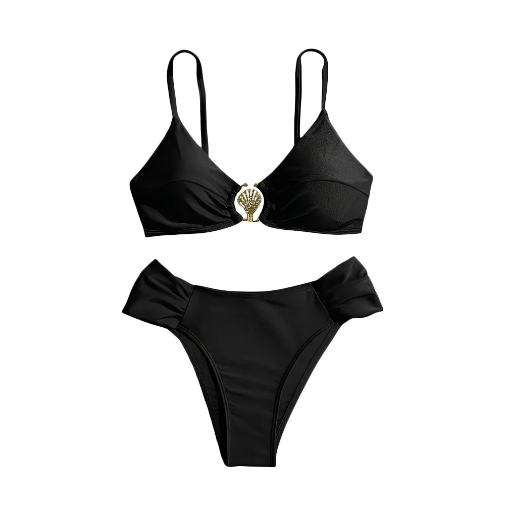 Комплект из 2 предметов: модный летний пляжный купальник пуш-ап для женщин, повседневный купальный костюм с высокой талией для отпуска
Комплект из 2 предметов: модный летний пляжный купальник пуш-ап для женщин, повседневный купальный костюм с высокой талией для отпуска