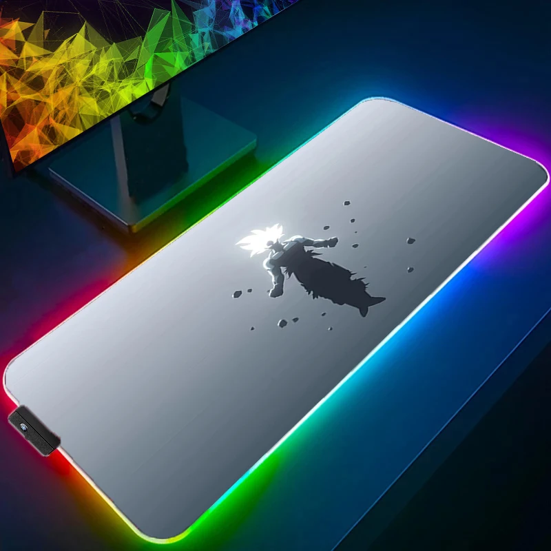RGB Mouse Pad Dragon Ball Z DBZ Professional E-sports gamers speed pc Gaming Rubber keyboard Backlight LED desk mat mousepad
RGB Mouse Pad Dragon Ball Z DBZ Professional E-sports gamers speed pc Gaming Rubber keyboard Backlight LED desk mat mousepad
