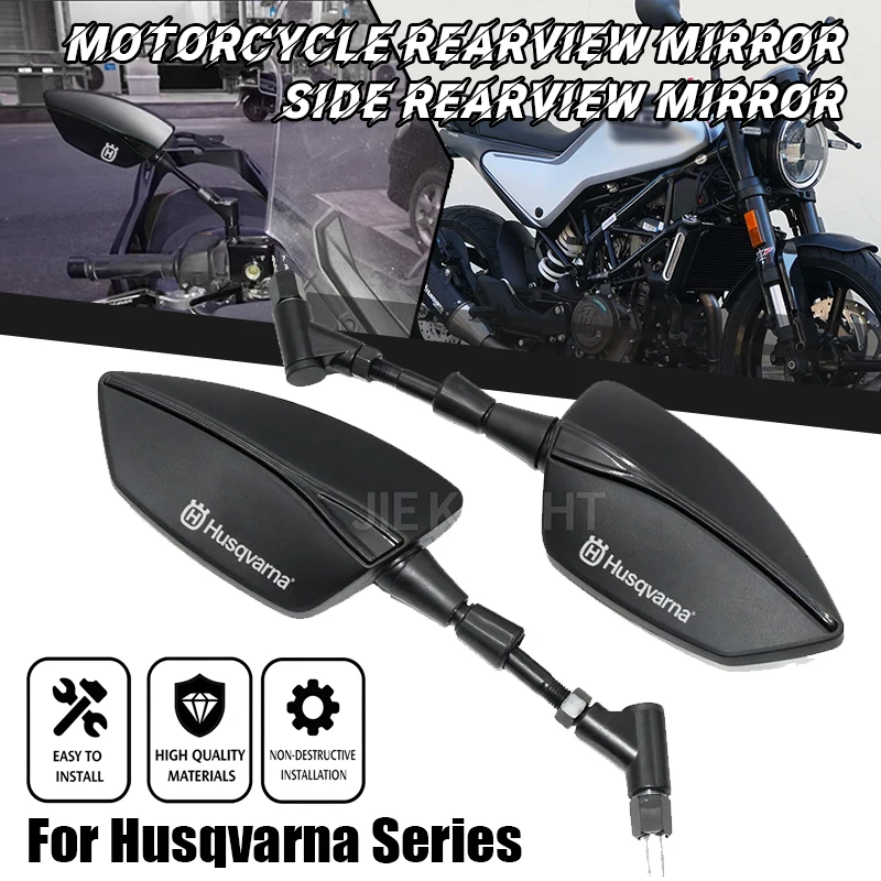 For Husqvarna Svartpilen 401 250 701 Vitpilen 250 Norden 901 8/10mm Motorcycle Universal Rearview Rear View Mirrors Side Mirror
For Husqvarna Svartpilen 401 250 701 Vitpilen 250 Norden 901 8/10mm Motorcycle Universal Rearview Rear View Mirrors Side Mirror