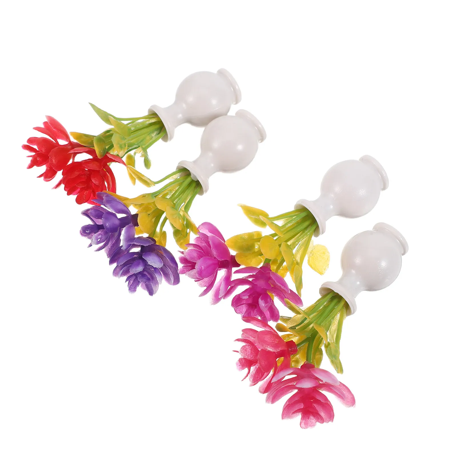 4Pcs Artificial Mini Potted Flowers Realistic Lifelike Blooms in Tiny Resin for Dollhouse Flower Bouquet Fairy Gardens
4Pcs Artificial Mini Potted Flowers Realistic Lifelike Blooms in Tiny Resin for Dollhouse Flower Bouquet Fairy Gardens