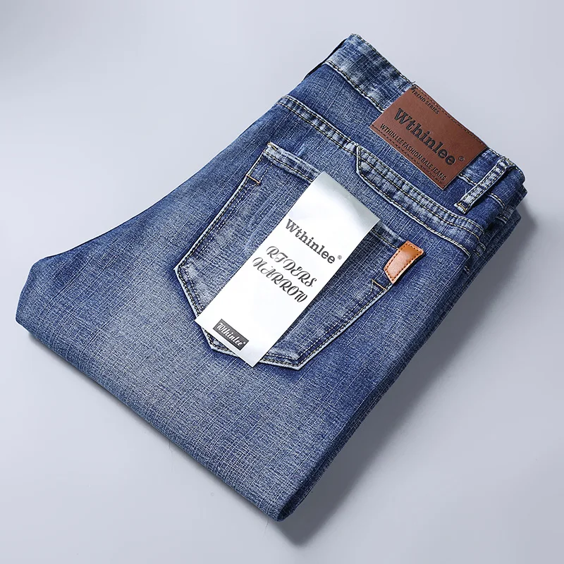 Men's Fashion Brand Design Casual Jeans Blue Classic Business Straight Elasticity Denim Pants Spring Autumn Trousers Male Brand
Men's Fashion Brand Design Casual Jeans Blue Classic Business Straight Elasticity Denim Pants Spring Autumn Trousers Male Brand