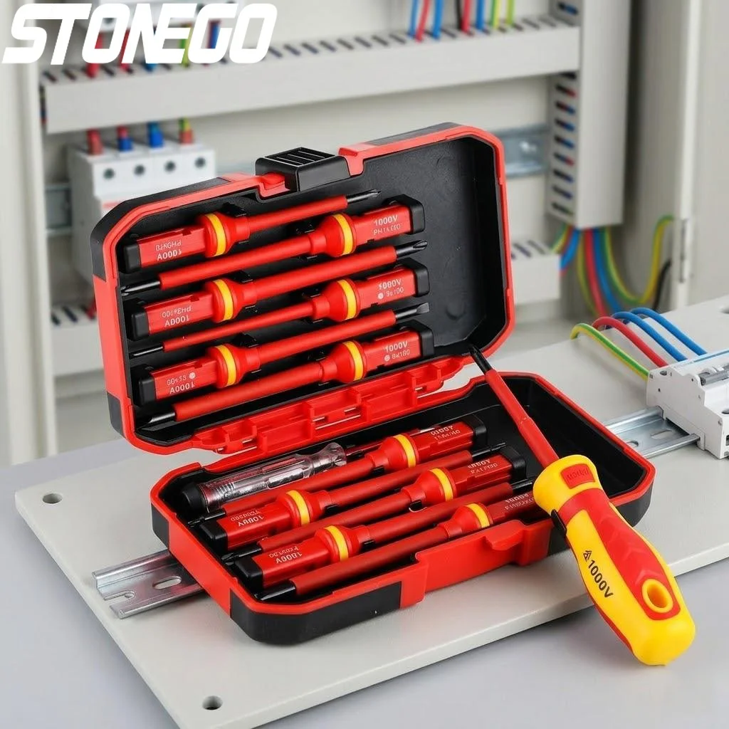 13Pcs Insulated Screwdriver Set 1000V Magnetic Phillips Slotted Torx Professional Electrician Tools Repair Work Tools
13Pcs Insulated Screwdriver Set 1000V Magnetic Phillips Slotted Torx Professional Electrician Tools Repair Work Tools