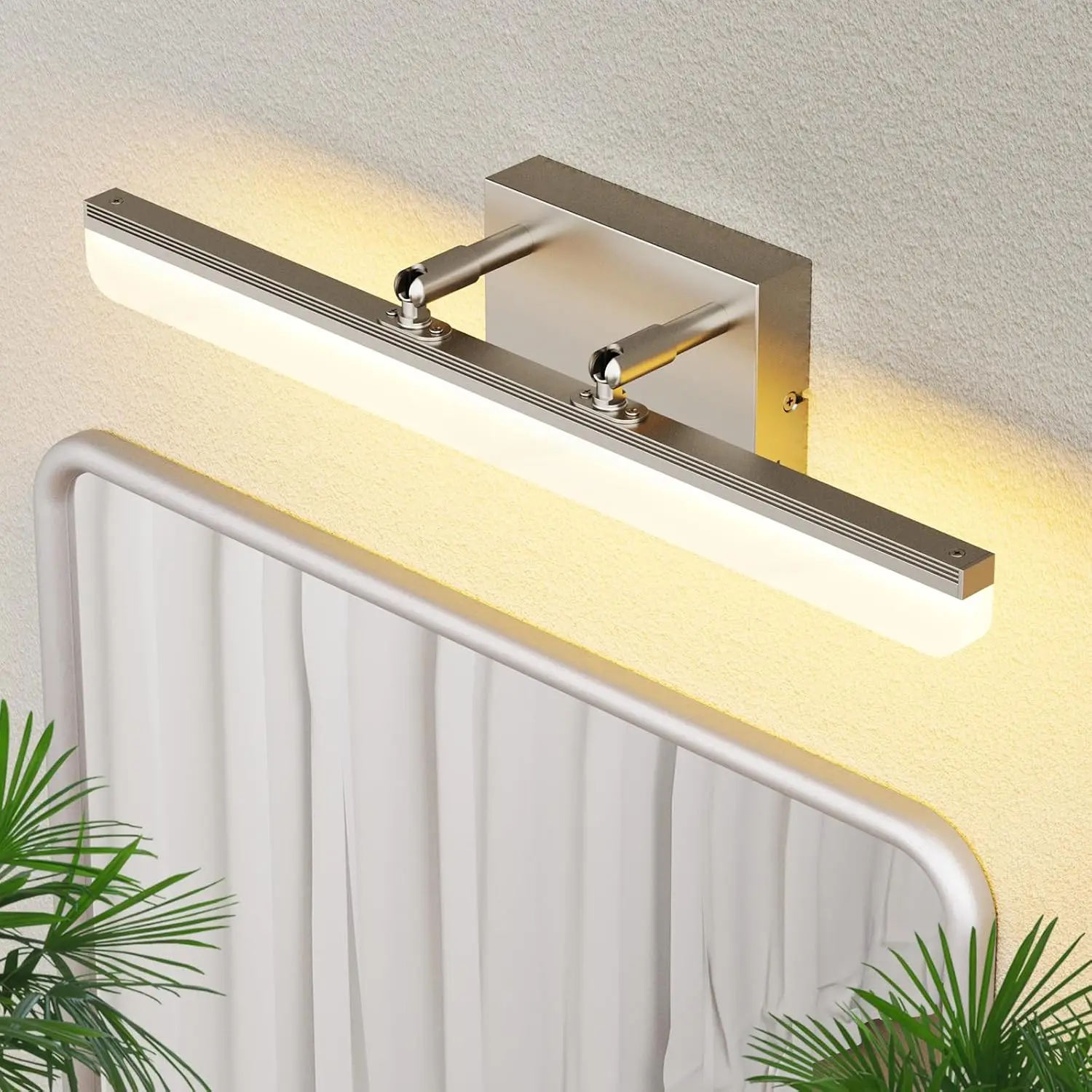 15.7" Dimmable LED Bathroom Light Bar with 5CCT, Adjustable Angle - Modern Wall Lighting for Bathroom, Bedroom, Apartment
15.7" Dimmable LED Bathroom Light Bar with 5CCT, Adjustable Angle - Modern Wall Lighting for Bathroom, Bedroom, Apartment