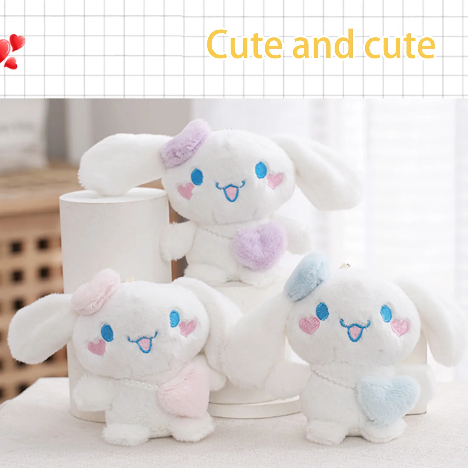 Sanrio Kuromi Cinnamoroll понравико, лечебный Кот, плюшевая игрушка, кукла, кулон, аниме, мультфильм, милая, реальный подарок на день рождения
Sanrio Kuromi Cinnamoroll понравико, лечебный Кот, плюшевая игрушка, кукла, кулон, аниме, мультфильм, милая, реальный подарок на день рождения