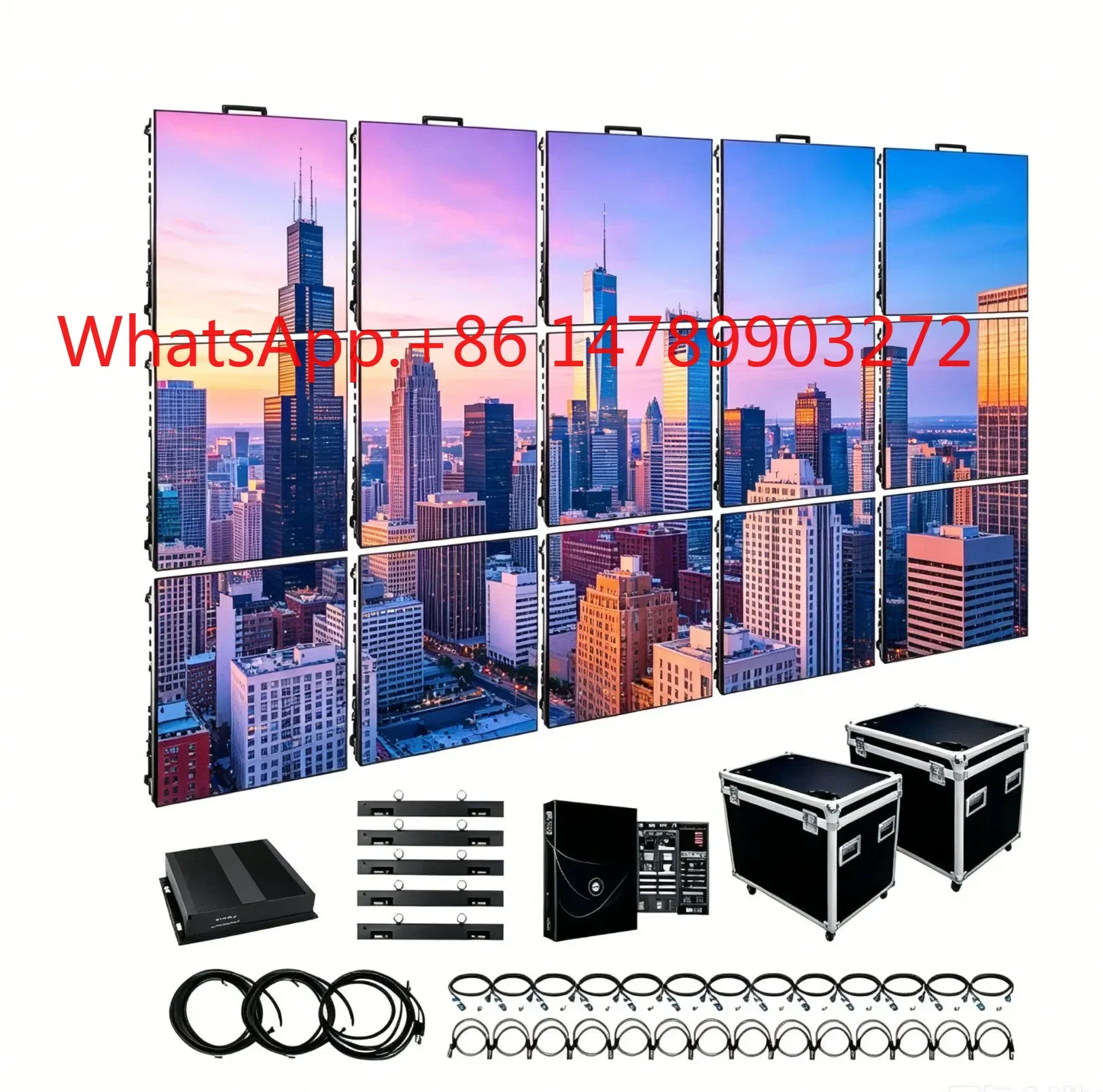 Pure Copper Wire LED Chip Display Stable Light Portable Event Rental LED Screen
Pure Copper Wire LED Chip Display Stable Light Portable Event Rental LED Screen