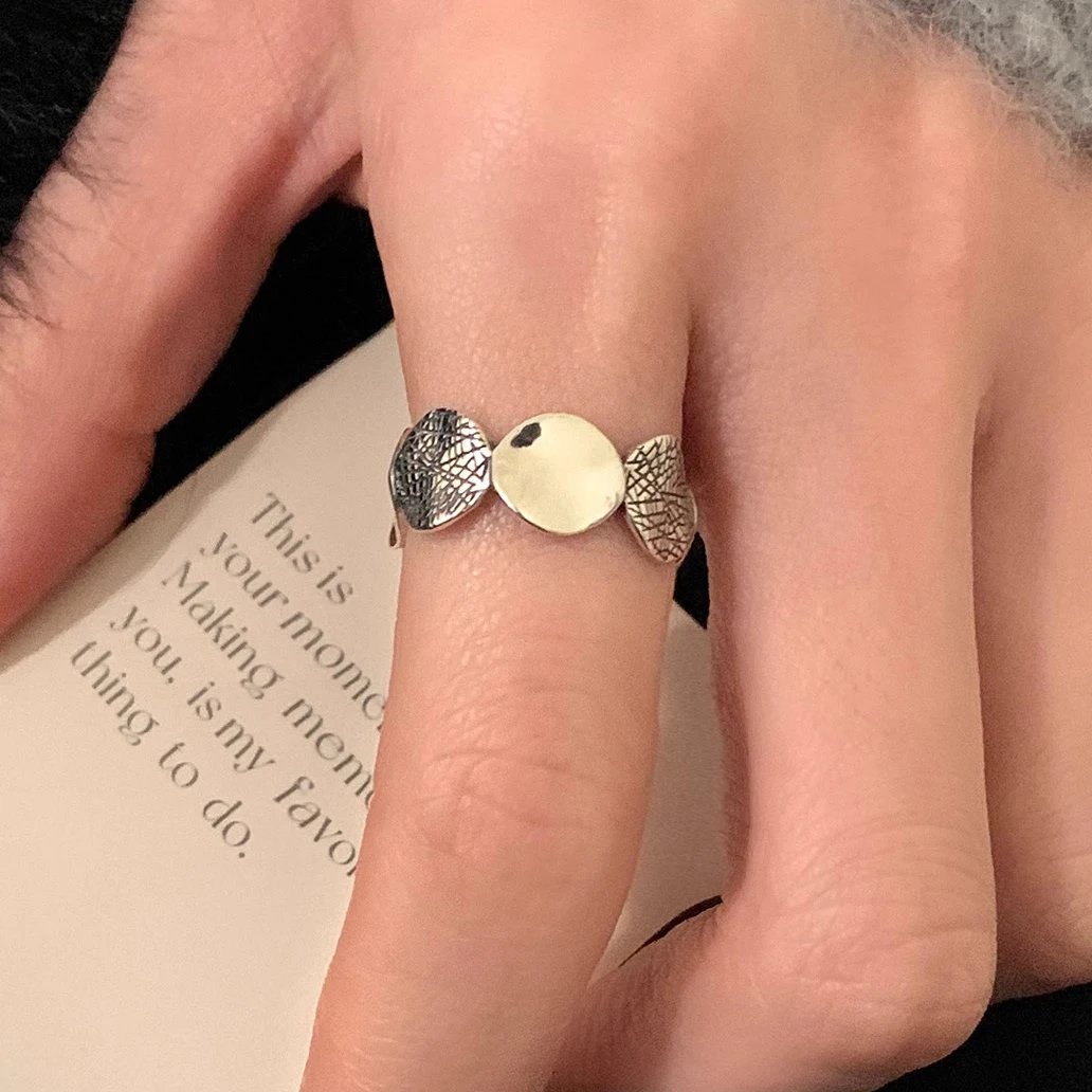 925 Sterling Silver Open Finger Ring Linked Round Net Pad Punk Geometric Stackable For Women Jewelry Gift Dropship Wholesale
925 Sterling Silver Open Finger Ring Linked Round Net Pad Punk Geometric Stackable For Women Jewelry Gift Dropship Wholesale