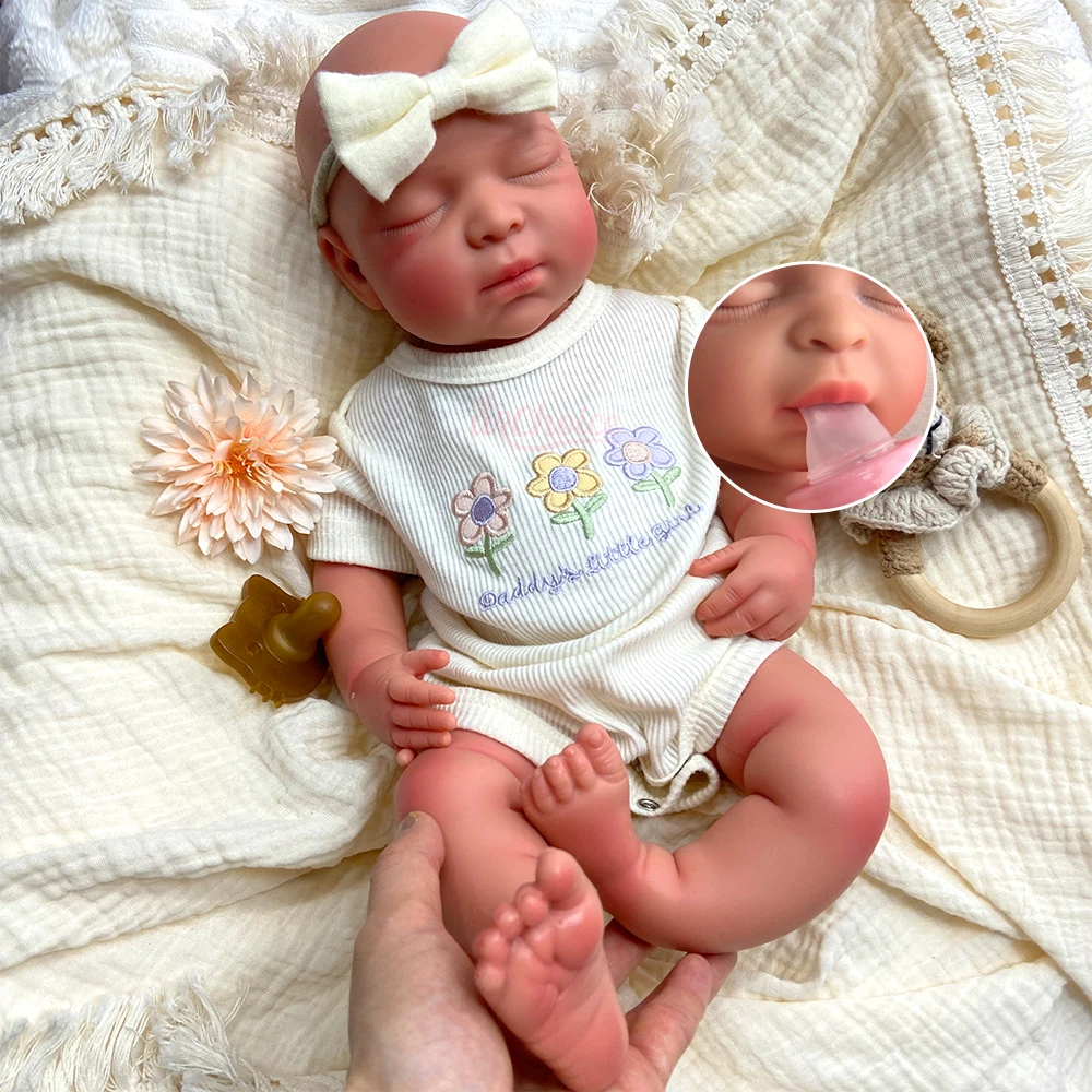 Silicone Reborn Baby Doll Full Body Soft Silicone Realistic Weighted Newborn Girl Photo Prop Non Reflective Skin Studio Props
Silicone Reborn Baby Doll Full Body Soft Silicone Realistic Weighted Newborn Girl Photo Prop Non Reflective Skin Studio Props