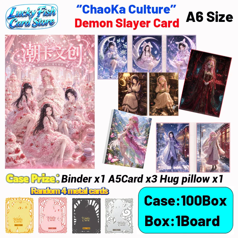 Wholesale 2026 New CahoKa Creative Studio Demon Slayer Cards A6 Size Boards Anime Collectibles Character Fan Gifts
Wholesale 2026 New CahoKa Creative Studio Demon Slayer Cards A6 Size Boards Anime Collectibles Character Fan Gifts