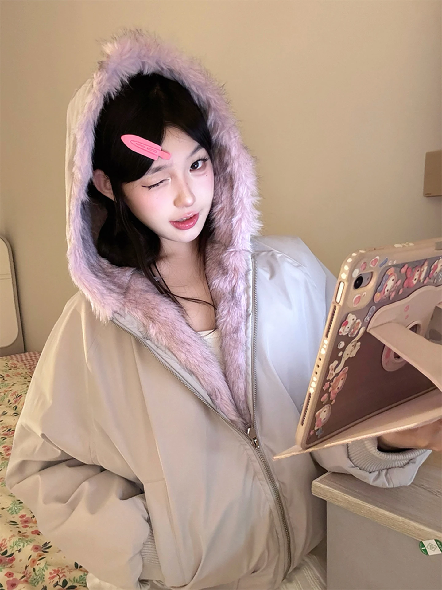 Warm ort Thiened Women's Cotton Jaet Pink Mountain Eagle Design Street Sle Sport Casual Loose Fit Zipper Closure
Warm ort Thiened Women's Cotton Jaet Pink Mountain Eagle Design Street Sle Sport Casual Loose Fit Zipper Closure