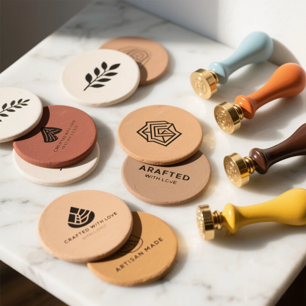 Глиняные штампы по индивидуальному заказу, керамические штампы из керамической глины со съемной ручкой, дизайн логотипа на заказ для DIY ледяного мыла
Глиняные штампы по индивидуальному заказу, керамические штампы из керамической глины со съемной ручкой, дизайн логотипа на заказ для DIY ледяного мыла