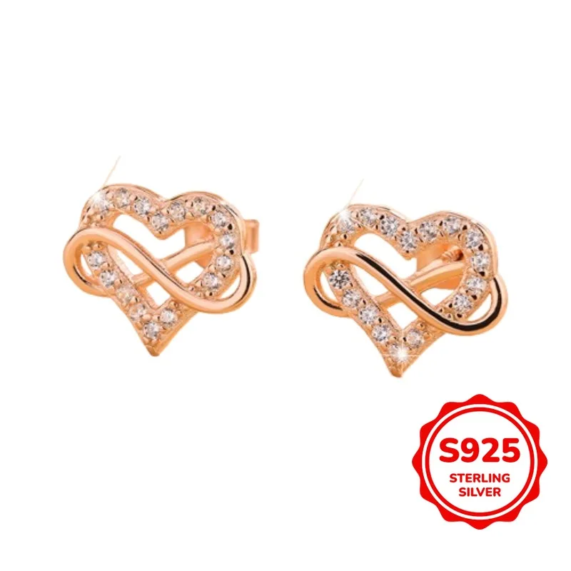 Light luxury versatile genuine S925 silver heart-shaped cross hollowed-out ladies earrings
Light luxury versatile genuine S925 silver heart-shaped cross hollowed-out ladies earrings