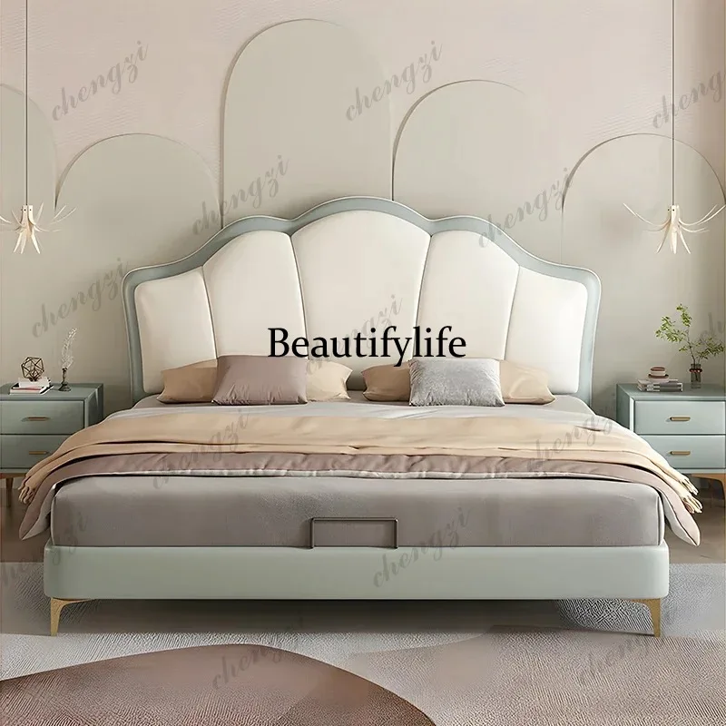 Royal European Luxury Double Bed King Size Shelves Wood Headboard Twin Bed Frame Castle Sleeping Cama De Matrimonio Furniture
Royal European Luxury Double Bed King Size Shelves Wood Headboard Twin Bed Frame Castle Sleeping Cama De Matrimonio Furniture