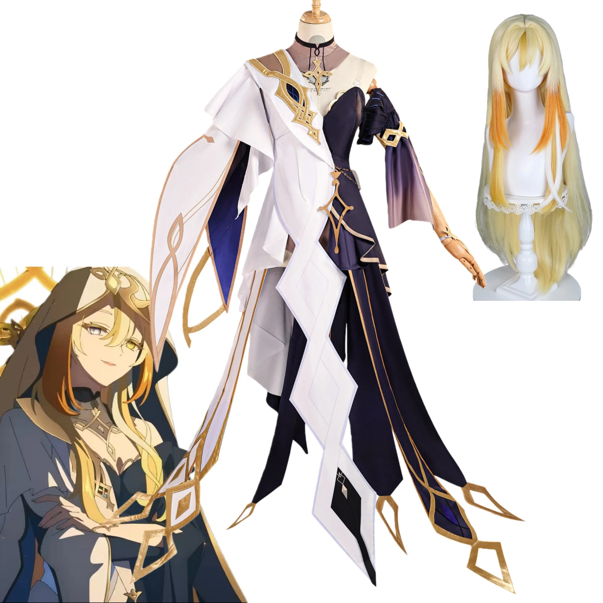 Naberius Rhinedottir Cosplay Costume Wig Anime Game Genshin Impact Rhinedottir Naberius Christmas Halloween Party Clothing
Naberius Rhinedottir Cosplay Costume Wig Anime Game Genshin Impact Rhinedottir Naberius Christmas Halloween Party Clothing