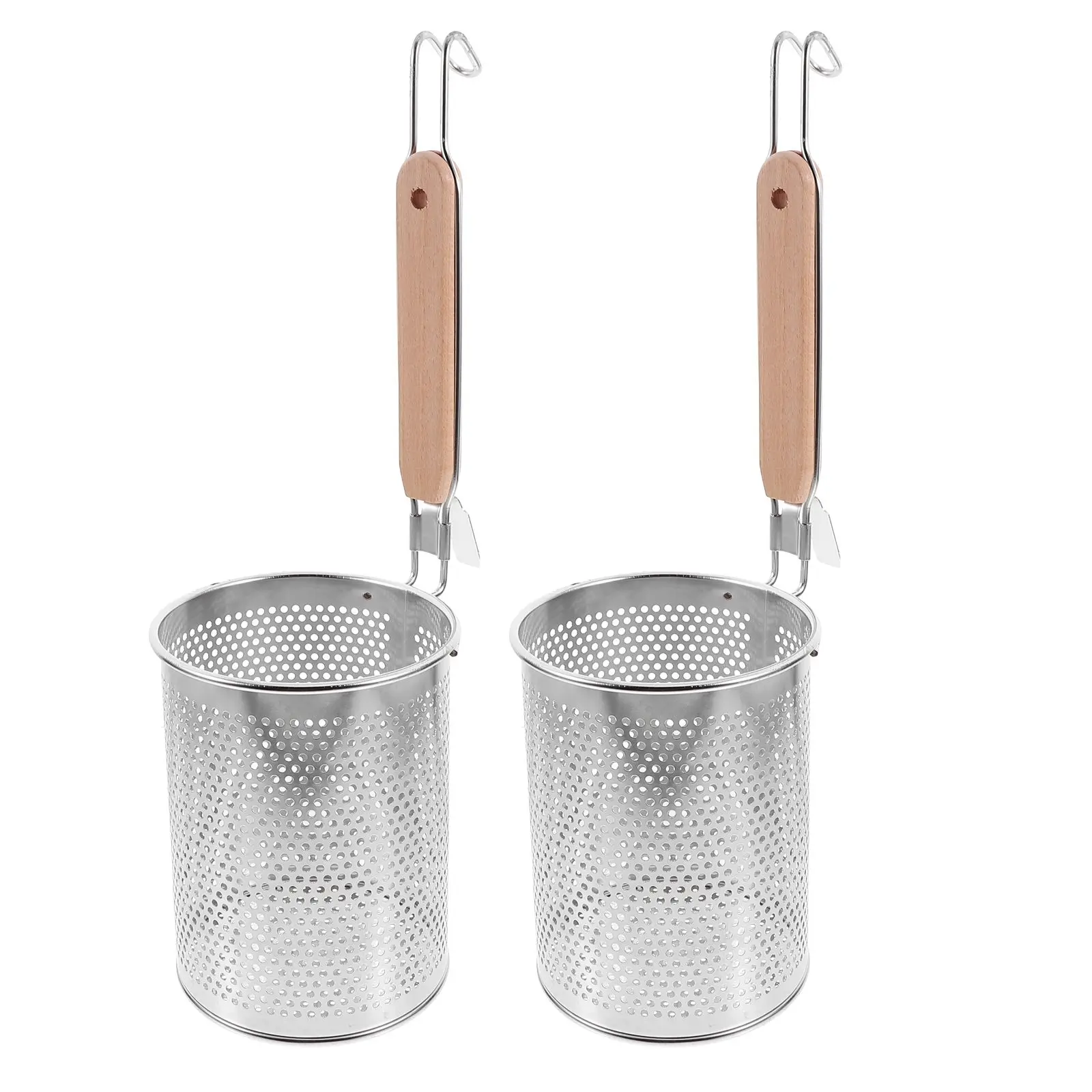 2pcs Stainless Colander Spoon Fine Mesh Boiling Strainer Strainer Colander Noodle Food Filter Basket Kitchen Tool
2pcs Stainless Colander Spoon Fine Mesh Boiling Strainer Strainer Colander Noodle Food Filter Basket Kitchen Tool