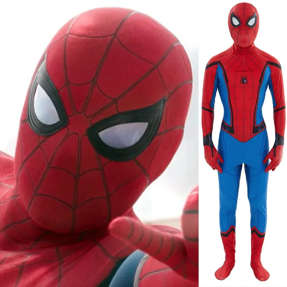 SpiderMan Homecoming Cosplay Costume Superhero 3D Print Spandex Outfit Tom Holland Spiderman Cosplay Halloween Costume Bodysuit
SpiderMan Homecoming Cosplay Costume Superhero 3D Print Spandex Outfit Tom Holland Spiderman Cosplay Halloween Costume Bodysuit