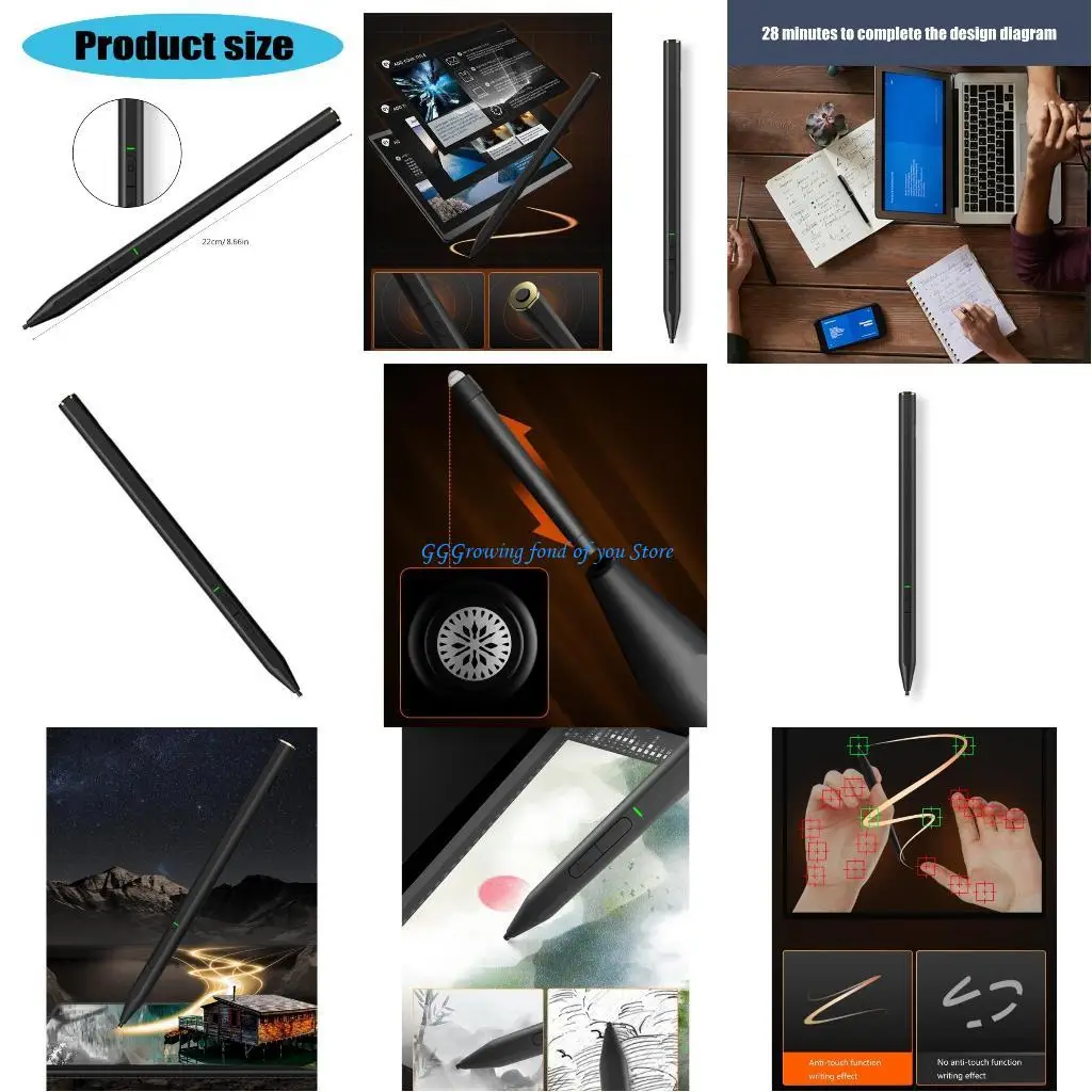 H9EB MPP2.0 Rechargerable Drawing Pen Capacitive Styluses Pen for 11/10/9/8/7 Tablet
H9EB MPP2.0 Rechargerable Drawing Pen Capacitive Styluses Pen for 11/10/9/8/7 Tablet