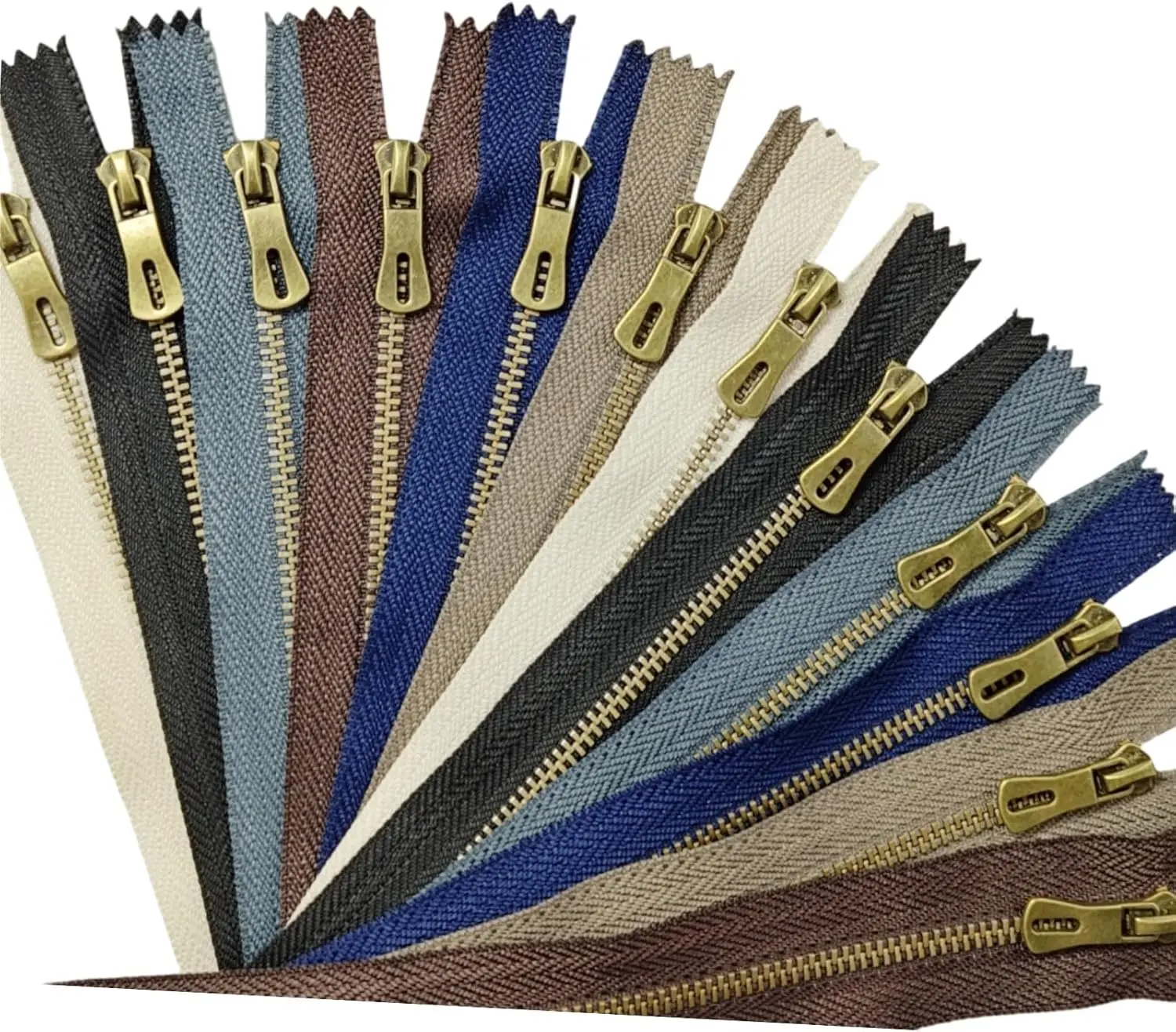 12pcs #3 Antique Brass Metal Zippers for Purses Bags Handbags DIY Sewing Craft, Assorted 6 Colors 2pcs Each, 12 Inch
12pcs #3 Antique Brass Metal Zippers for Purses Bags Handbags DIY Sewing Craft, Assorted 6 Colors 2pcs Each, 12 Inch
