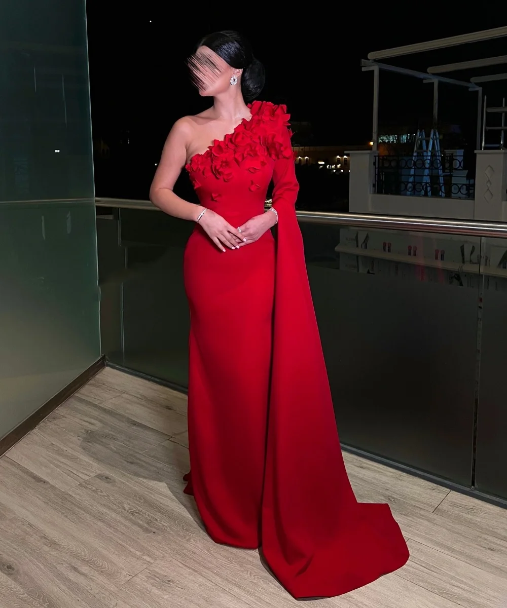 Customized Sparkle Jersey Flower Pleat Trumpet One-shoulder Long Dresses Bespoke Occasion Quinceanera Sizes Available
Customized Sparkle Jersey Flower Pleat Trumpet One-shoulder Long Dresses Bespoke Occasion Quinceanera Sizes Available