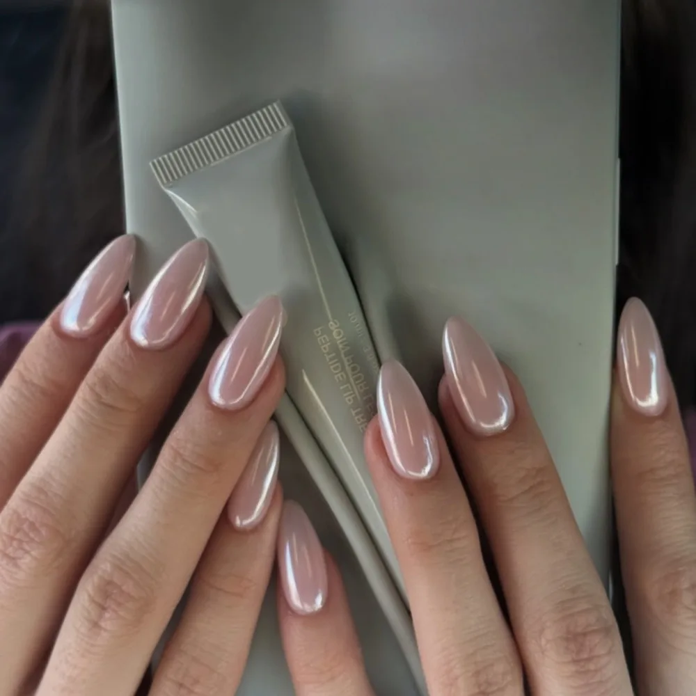 24pcs Manicure Long Almond False Nails Aurora Flower White Edge Fake Nails Detachable French Nail Tips Women
24pcs Manicure Long Almond False Nails Aurora Flower White Edge Fake Nails Detachable French Nail Tips Women