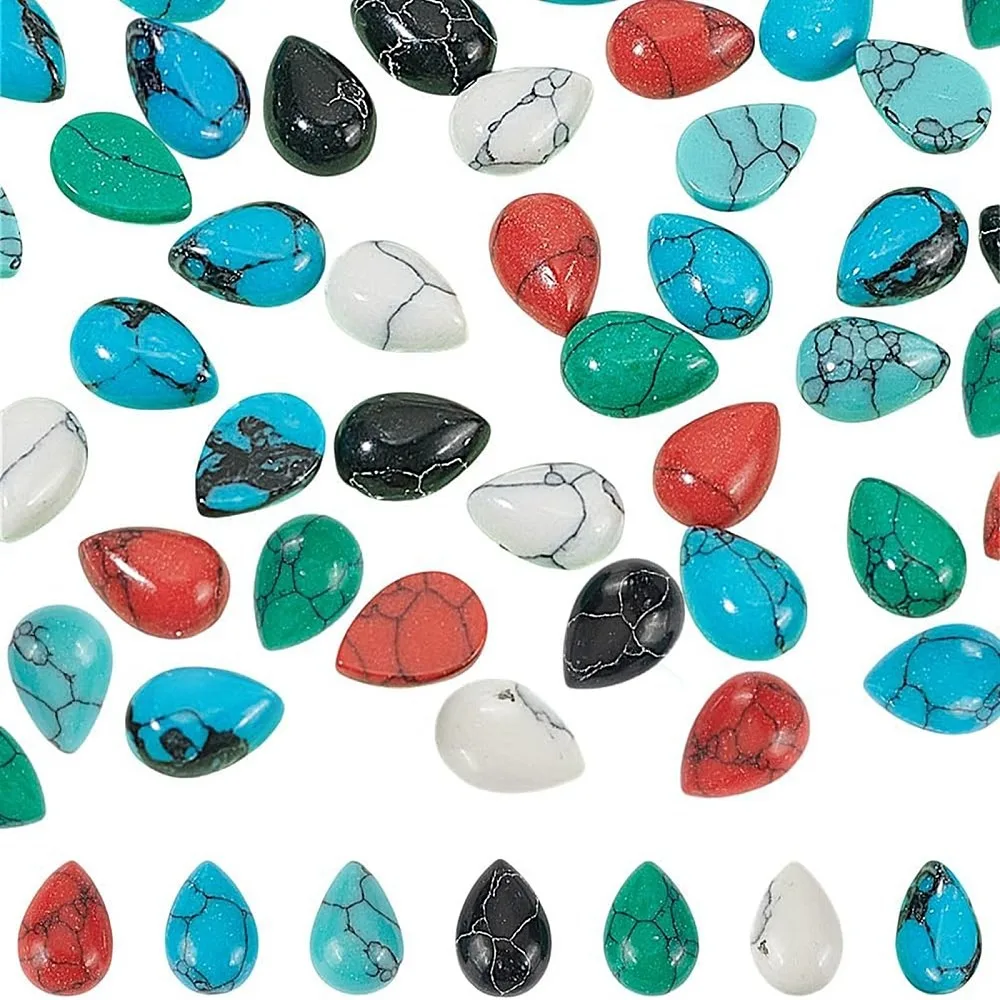 70Pcs 7 Styles Cabochons Teardrop 6x4x2mm 10pcs/style
70Pcs 7 Styles Cabochons Teardrop 6x4x2mm 10pcs/style