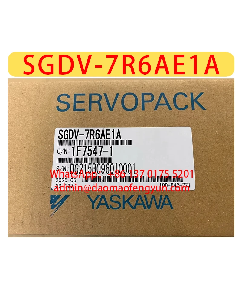 SGDV-7R6AE1A Brand New Servo Drive Original Genuine,SGDV 7R6AE1A,Fast Shipping
SGDV-7R6AE1A Brand New Servo Drive Original Genuine,SGDV 7R6AE1A,Fast Shipping