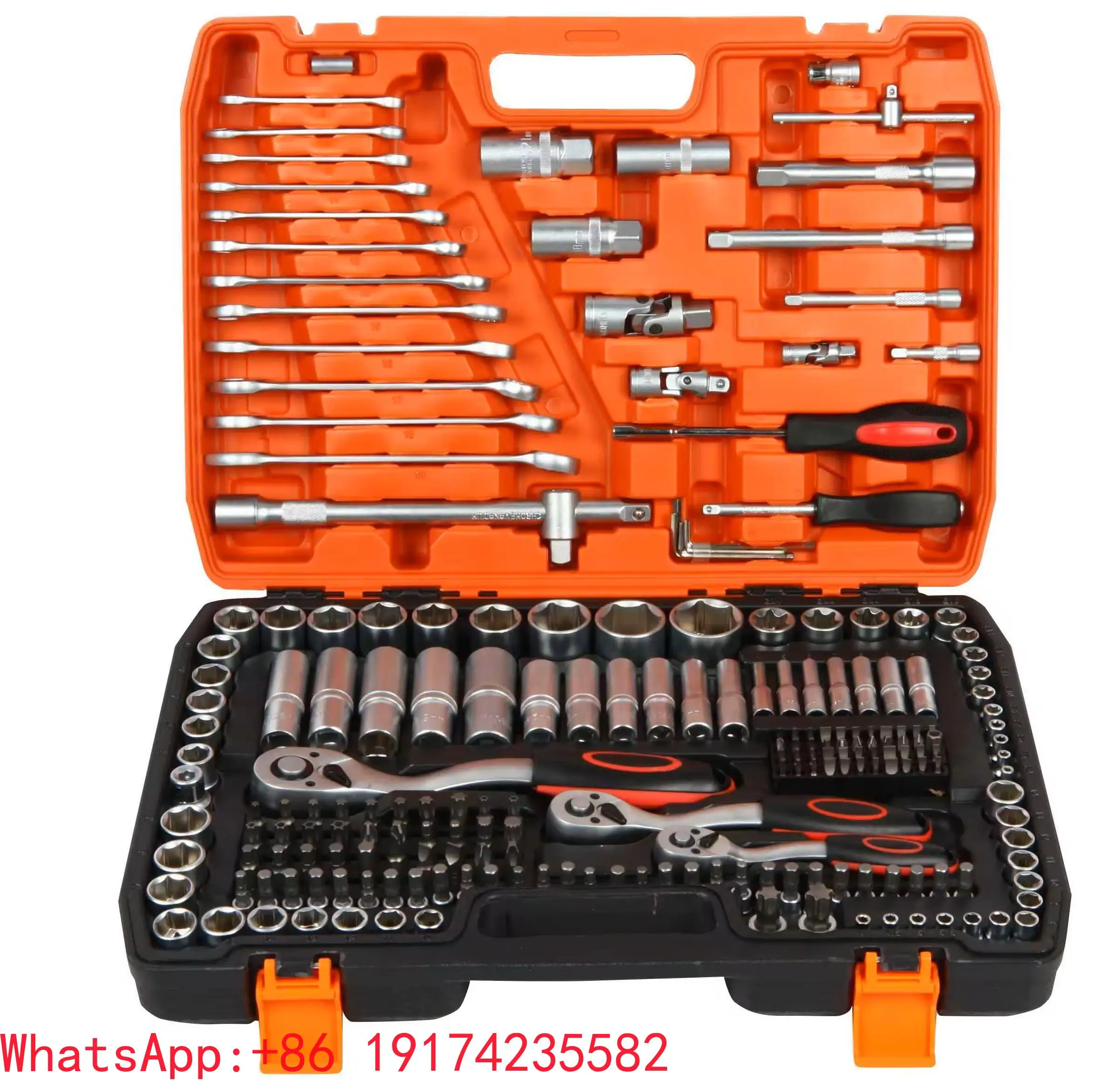 216 PCS Automotive Mechanic Home Sockets Total Tools Auto Repair 1/2 Inch Torque Wrench 216-piece Car Tool Combination Set
216 PCS Automotive Mechanic Home Sockets Total Tools Auto Repair 1/2 Inch Torque Wrench 216-piece Car Tool Combination Set