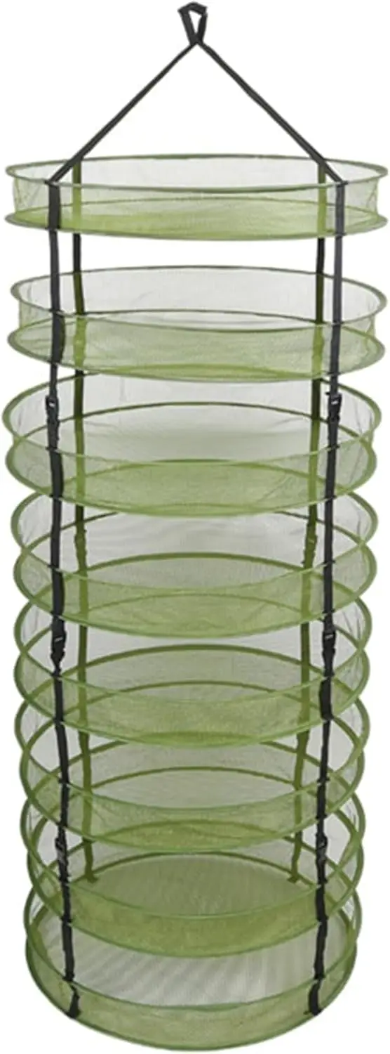 Grow1 2ft Drying Rack with Clip-On Levels Collapsible Mesh Herb and Flower Hanging Dryer with Removable Layers and Carrying Case
Grow1 2ft Drying Rack with Clip-On Levels Collapsible Mesh Herb and Flower Hanging Dryer with Removable Layers and Carrying Case