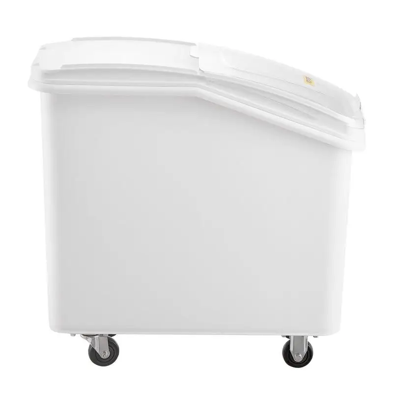 Rice Storage Container, Large 100 Liter (27 Gallon) Container, Dog Food Dispenser, Cereal Container, Flour Container, Cooking Ingredients Container, Pet Food Containers with Wheels, Scoop and Airtight Lid (Pack of 1)
Rice Storage Container, Large 100 Liter (27 Gallon) Container, Dog Food Dispenser, Cereal Container, Flour Container, Cooking Ingredients Container, Pet Food Containers with Wheels, Scoop and Airtight Lid (Pack of 1)