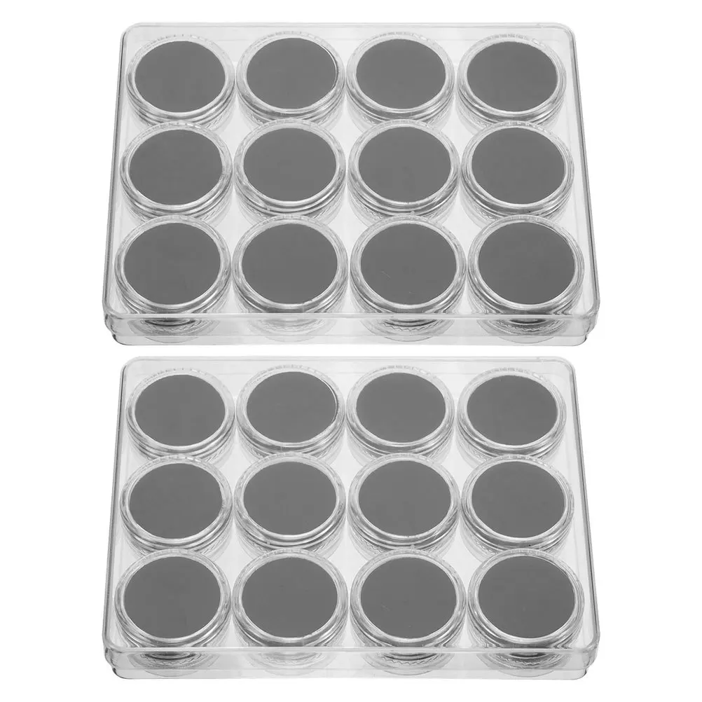 2Sets Transparent Acrylic Round Jewelry Storage Boxes Clear Lid Loose Gemstone Display Case Stone Collection Ring Holder Small
2Sets Transparent Acrylic Round Jewelry Storage Boxes Clear Lid Loose Gemstone Display Case Stone Collection Ring Holder Small