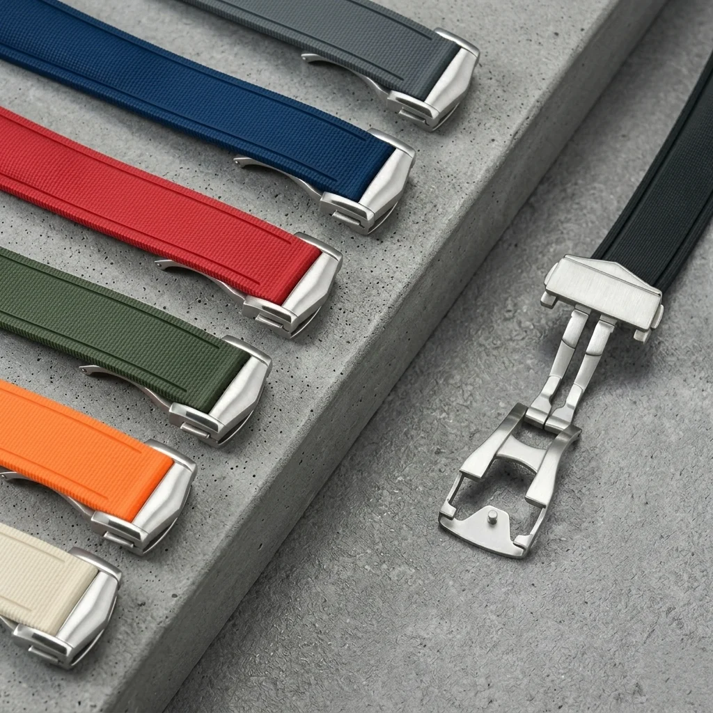 20mm 21mm 22mm Sailcloth FKM Watch Strap Fit For Rolex Submariner Tudor Seiko Universal Watch Strap High Quality Watch Band
20mm 21mm 22mm Sailcloth FKM Watch Strap Fit For Rolex Submariner Tudor Seiko Universal Watch Strap High Quality Watch Band