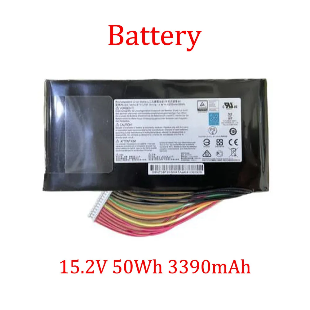 Laptop Battery For MSI GT73VR 6RE 6RF 7RE 7RF WT73VR 7RM GT73EVR 7RF 7RD 7RE 15.2V 50Wh 3390mAh New
Laptop Battery For MSI GT73VR 6RE 6RF 7RE 7RF WT73VR 7RM GT73EVR 7RF 7RD 7RE 15.2V 50Wh 3390mAh New